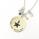 Talk Less, Smile More - Hamilton Charm Necklace