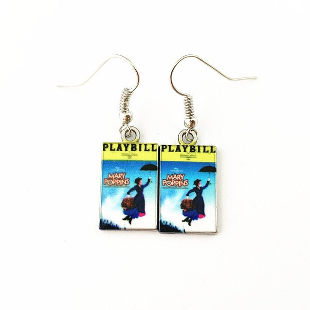 Mary Poppins - Playbill Earrings