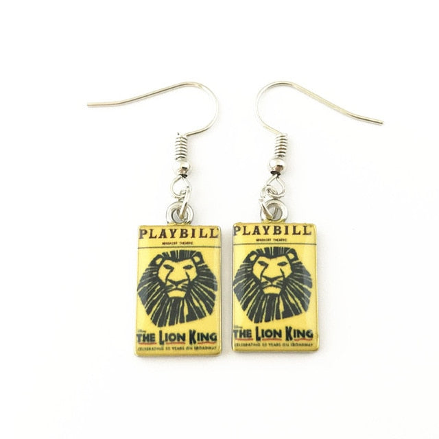The Lion King - Playbill Earrings