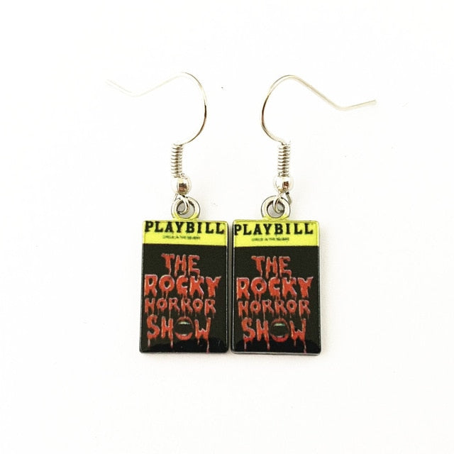 The Rocky Horror Show - Playbill Earrings