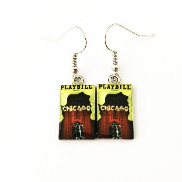 Chicago - Playbill Earrings