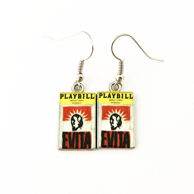 Evita - Playbill Earrings