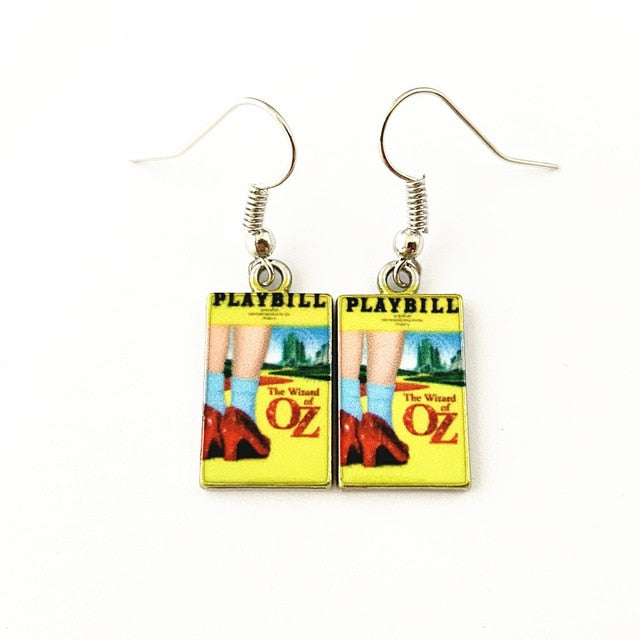 The Wizard of Oz - Playbill Earrings