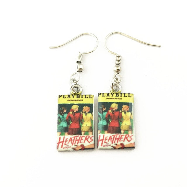 Heathers - Playbill Earrings