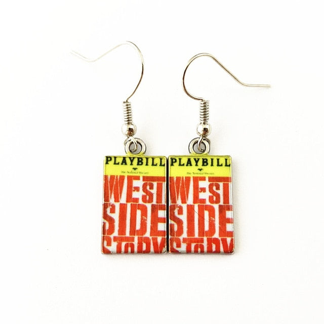 West Side Story - Playbill Earrings