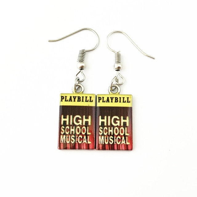 High School Musical - Playbill Earrings