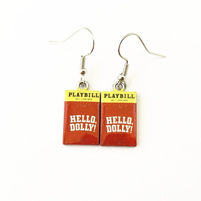 Hello Dolly - Playbill Earrings
