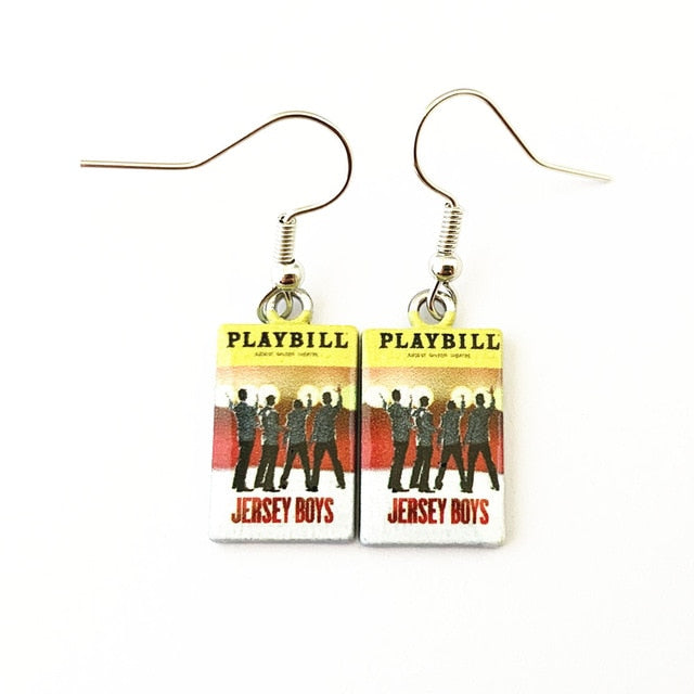 Jersey Boys - Playbill Earrings