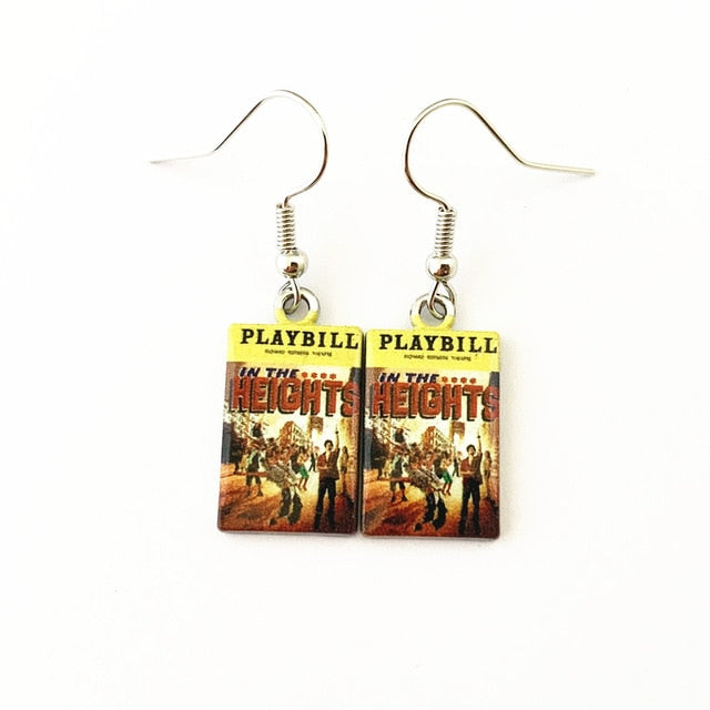 In The Heights - Playbill Earrings