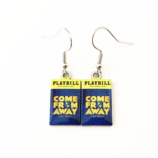 Come From Away - Playbill Earrings
