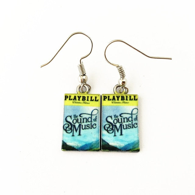 The Sound of Music - Playbill Earrings