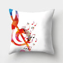 Musical Pattern Decorative Cushion Cover