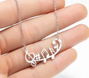 Music Notes Necklace