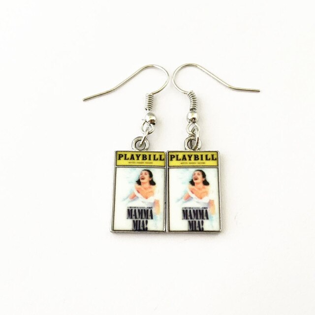 Mamma Mia - Playbill Earrings