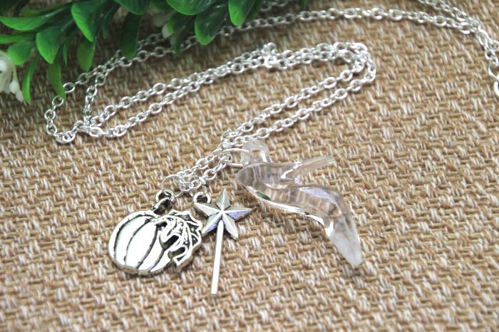 Cinderella - Glass Slipper Charm Necklace