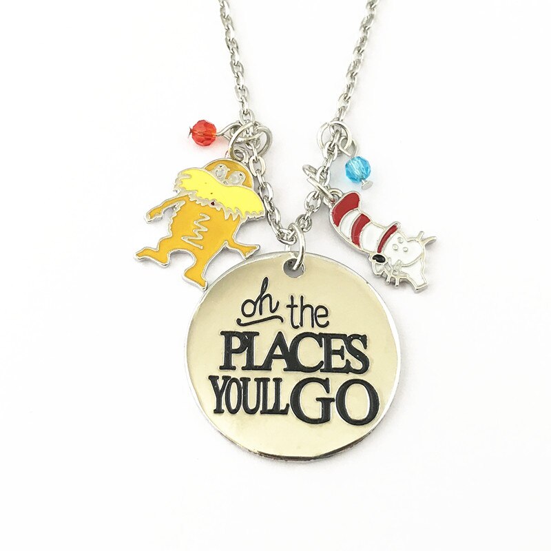 Oh The Places You'll Go - Charm Necklace