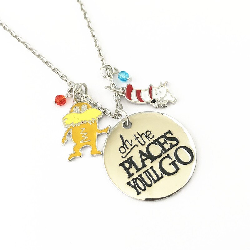 Oh The Places You'll Go - Charm Necklace