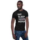 Eat, Sleep, Theatre, Repeat - Short-Sleeve Unisex T-Shirt