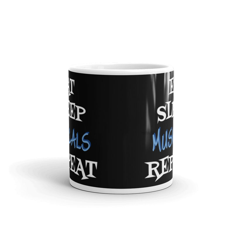 Eat Sleep Musicals Repeat - Ceramic Mug